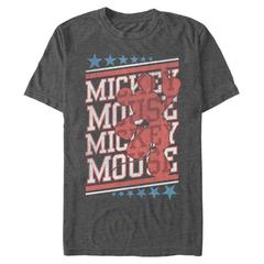 Disney Classics - Micky Maus - Micky Maus Vint Stacker - Männer T-Shirt