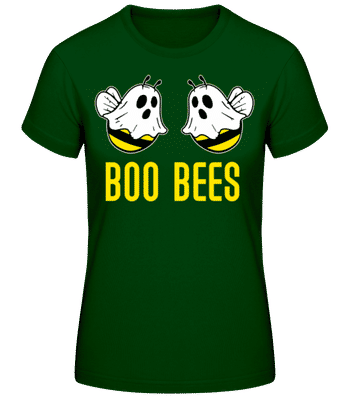 Boo Bees Halloween - Frauen Basic T-Shirt - Flaschengrün - Vorne
