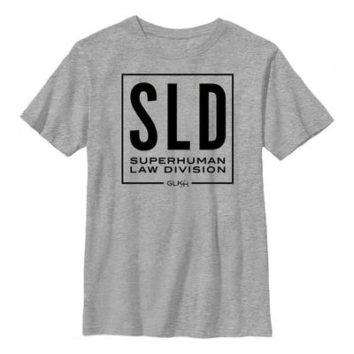 Marvel - She-Hulk Attorney at Law - Logo SLD Badge - Kids T-Shirt - Heather grey - Front