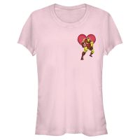 Marvel - Avengers - Iron Man Heart - Mujeres Camiseta - Rosa - delante