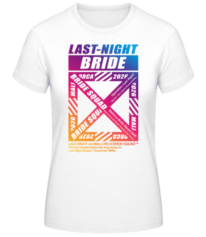 Vorschau: Hen Night Bride Mallorca - Frauen T-Shirt B&C - Weiß - Vorne