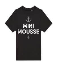 Mini Mousse - T-shirt homme B&C - Noir - Devant