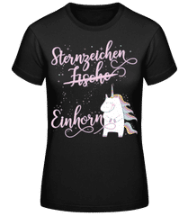 Sternzeichen Einhorn Fische · Frauen Basic T-Shirt