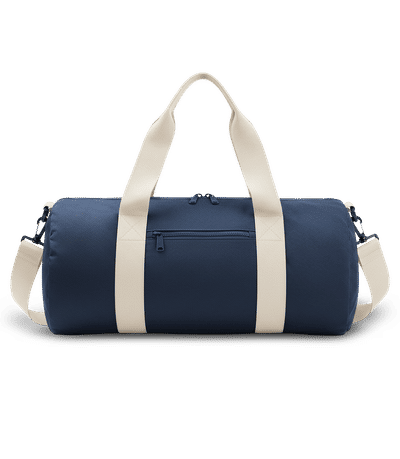 Retro Sporttasche BagBase - Marine / Weiß - Vorne