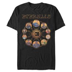 Marvel - Eternals - Photo de groupe Eternals Circular Gold - Homme T-shirt