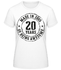 Made In 2005 - T-shirt standard Femme - Blanc - Devant
