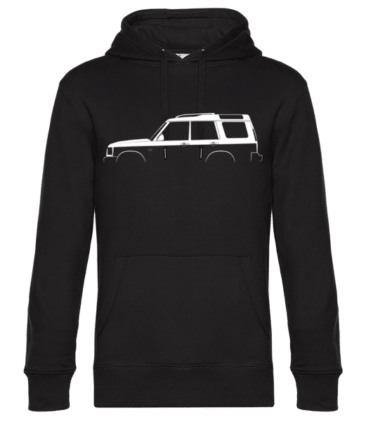 Preview: 'Land Rover Discovery (1998)' Silhouette - Men’s Standard Hoodie - Black - Front