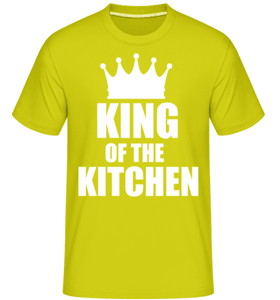 Preview: King Of the Kitchen -  Shirtinator Men's T-Shirt - Lime - Front