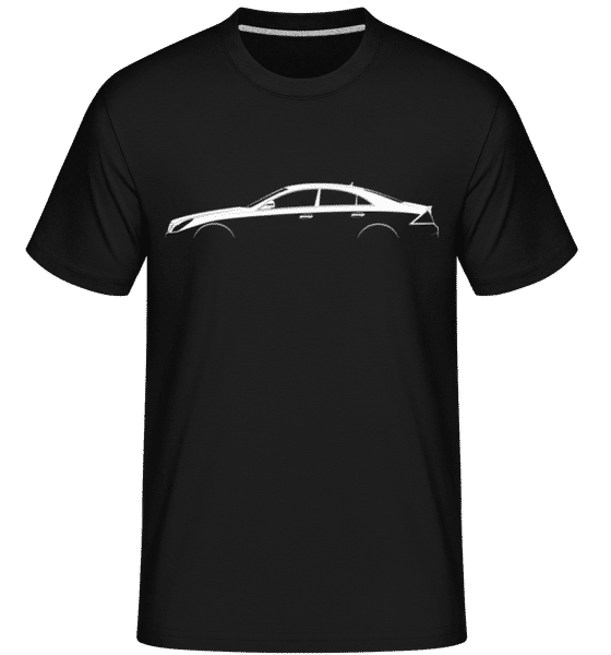 Aperçu: 'Mercedes CLS C219' Silhouette -  T-Shirt Shirtinator homme - Noir - Devant