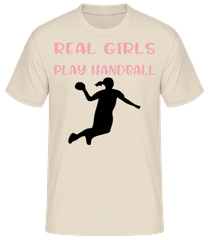 Real Girls Play Handball · T-shirt standard Homme