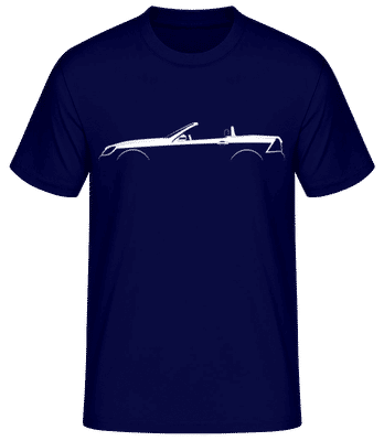 'Mercedes-Benz SLK R170' Silhouette - Pánské basic tričko - Namořnická modrá - Napřed