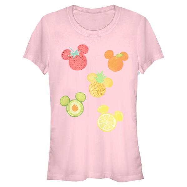 Aperçu: Disney Classics - Mickey Mouse - Mickey Assorted Fruit - Femme T-shirt - Rose - Devant