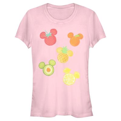 Disney Classics - Mickey Mouse - Mickey Assorted Fruit - Dámske Tričko - Ružová - Predné