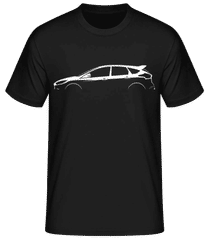 'Ford Focus RS Mk III' Silhouette · Pánske basic tričko