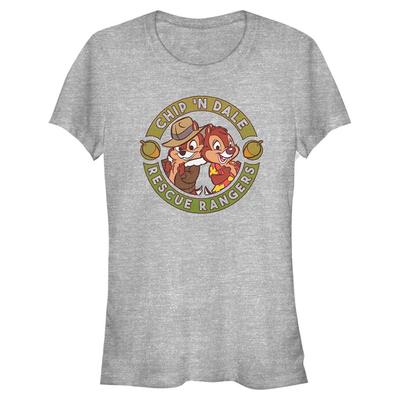 Disney Classics - Chip and Dale - Chip and Dale Rescue Rangers - Dámské Tričko - Melírově šedá - Napřed