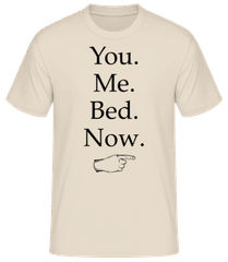 You Me Bed Now · Men's Basic T-Shirt