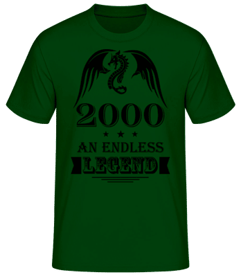 Nekonečné Legend 2000 - Pánské basic tričko - Bottle green - Napřed