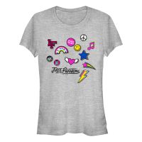 Netflix - Julie And The Phantoms - Icons JATP - Frauen T-Shirt - Grau meliert - Vorne