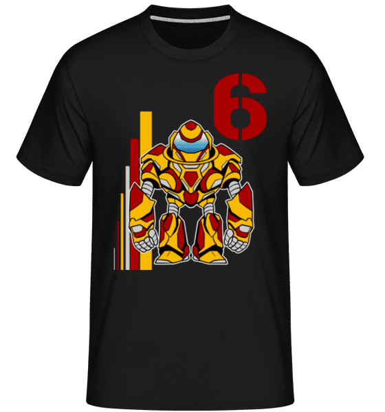 Aperçu: Mecha Kid 6 -  T-Shirt Shirtinator homme - Noir - Devant