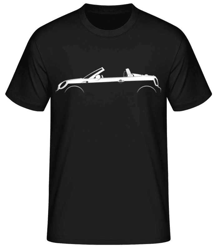 Preview: 'Mini Cooper S Roadster R59' Silhouette - Men's Basic T-Shirt - Black - Front