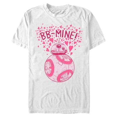 Star Wars - Die letzten Jedi - BB-8 Bb-Mine - Valentinstag - Männer T-Shirt - Weiß - Vorne