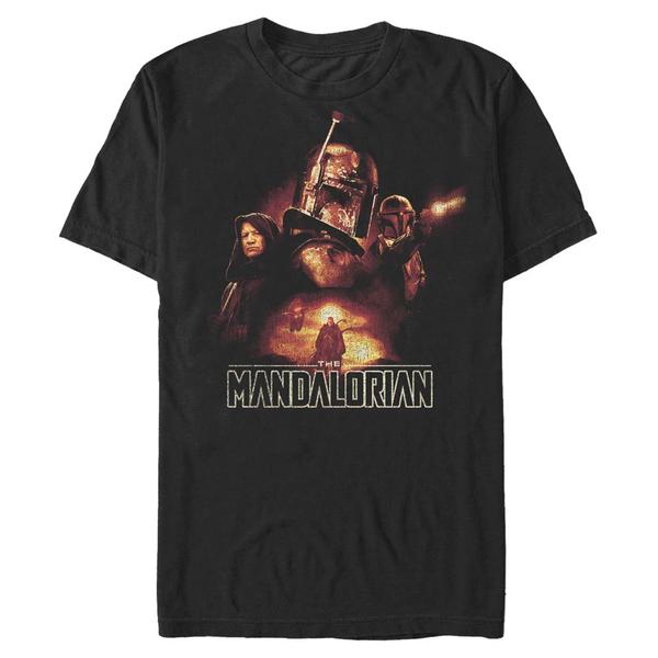 Aperçu: Star Wars - The Mandalorian - Skupina Fett Journey - Homme T-shirt - Noir - Devant