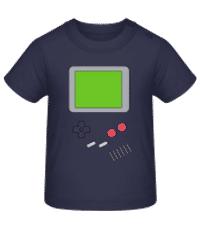  Gameboy Costume - Organic Baby T-Shirt - Navy - Front