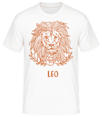 Scribble Style Zodiac Sign Leo · Men's B&C T-Shirt