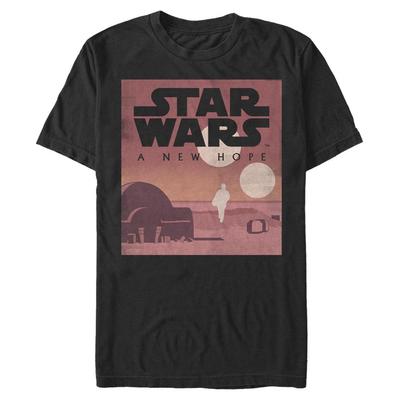 Star Wars - Luke Skywalker New Hope Minimalist - Homme T-shirt - Noir - Devant