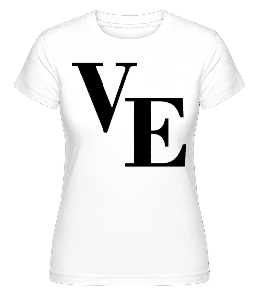 Preview: Ve -  Shirtinator Women's T-Shirt - White - Front