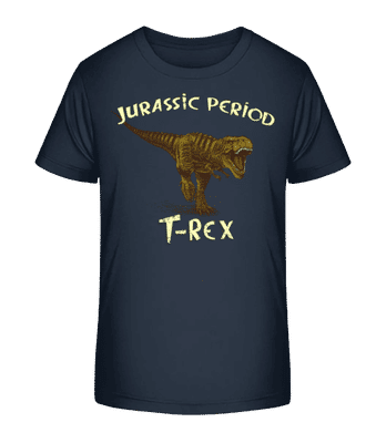 T-Rex Logo - Detské Bio tričko Stanley Stella 2.0 - Namořnická modrá - Napřed