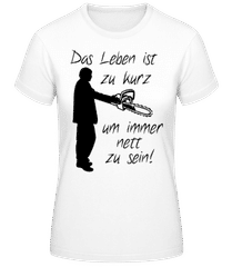 Keine Zeit für Nettigkeit · Frauen Basic T-Shirt