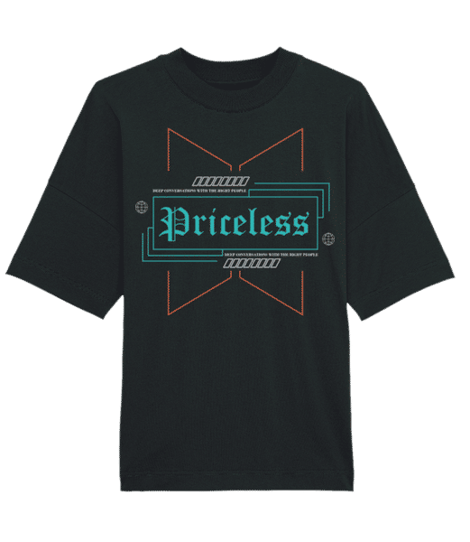 Aperçu: Priceless - T-shirt Bio unisexe Stanley Stella extra large - Noir - Devant