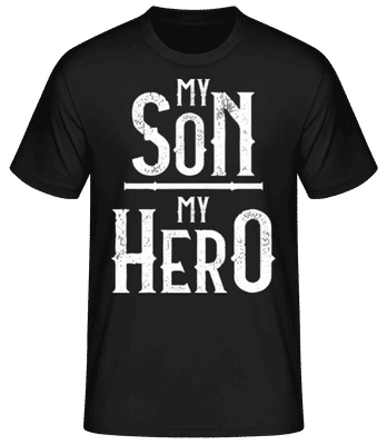 My Son My Hero - Pánské basic tričko - Černá - Napřed