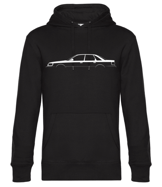 Aperçu: 'Audi S6 (C4)' Silhouette - Sweat à capuche premium Unisexe - Noir - Devant