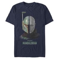 Star Wars - Mandalorian - Boba Fett MandoMon Epi6 Counted - Pánské Tričko - Namořnická modrá - Napřed