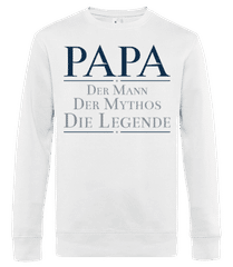 Papa Die Legende Dunkelblau · Männer Standard Pullover