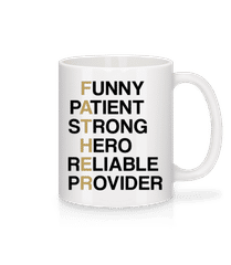 FATHER - Definition · Mug en céramique blanc