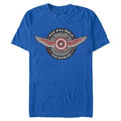 Marvel - Falcon et le soldat de l'hiver - Logo Wield Shield - Homme T-shirt