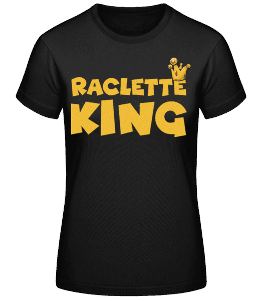 Preview: Raclette King - Women's Basic T-Shirt - Black - Front
