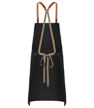 Tablier de cuisine premium - Noir - Derrière