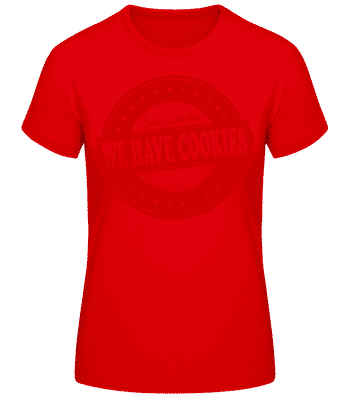 We Have Cookies Santa - T-shirt standard Femme - Rouge - Devant