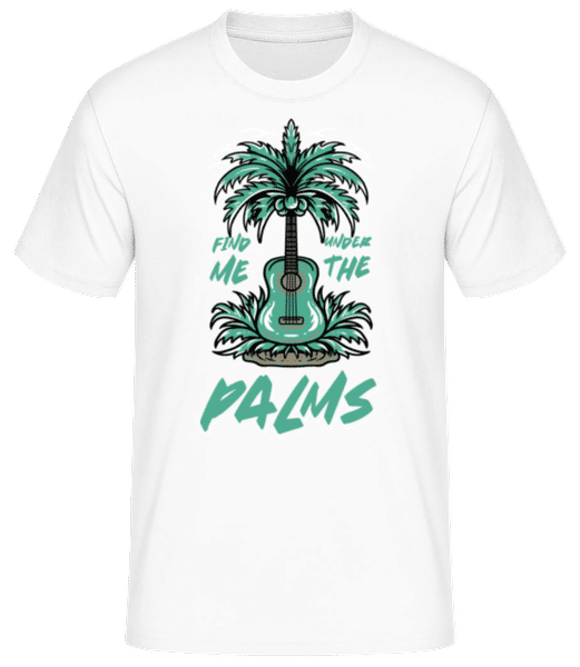 Aperçu: Under The Palms - T-shirt standard Homme - Blanc - Devant