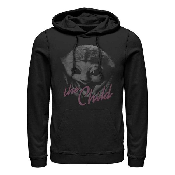 Aperçu: Star Wars - The Mandalorian - The Child Faded Child - Unisex Sweat à capuche - Noir - Devant