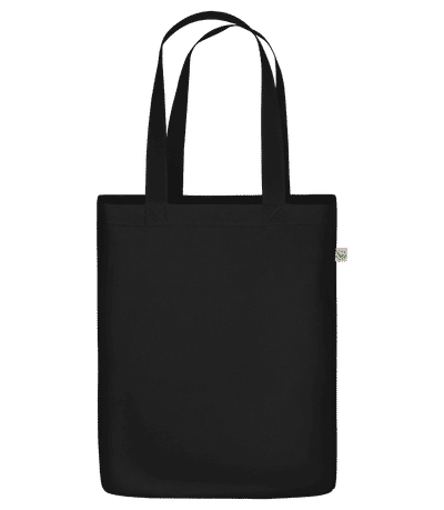 Straight Outta Afterhour White - Sac en toile bio - Noir - Derrière