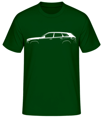 'BMW XM' Silhouette - Men's Basic T-Shirt - Bottle green - Front