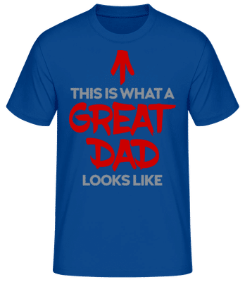 Great Dad Looks Like - Men's Basic T-Shirt - Royal blue - Front