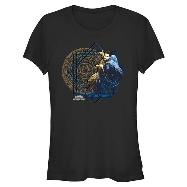 Aperçu: Marvel - Doctor Strange - Docteur Strange Strange Gold - Femme T-shirt - Noir - Devant