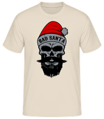 Bad Santa Skull Beard · Männer Basic T-Shirt