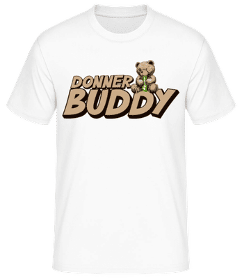 Donner Buddy - Männer Basic T-Shirt - Weiß - Vorne